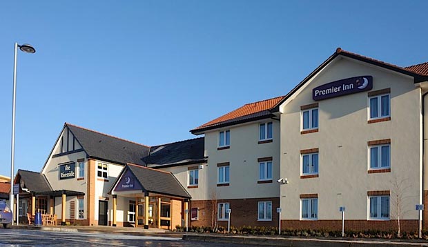 Front of Premier Inn hotel Coleraine